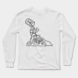 Color Book Spilled Long Sleeve T-Shirt